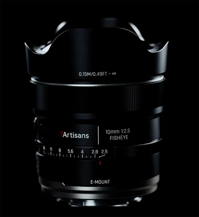 7Artisans10mm f/2.5MAX FE autofocus lens is coming on July28