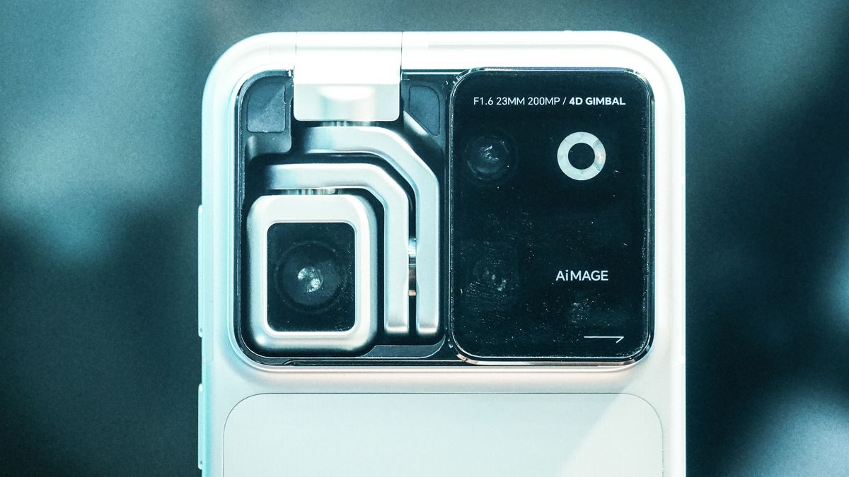 SHANGHAI, CHINA - JULY20 2026: A view of Honor&amp;#039;s robot phone exhibited at the World AI Conference in Shanghai, China, Monday, July20, 2026. The smart phone features a fo